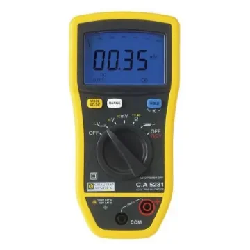 Chauvin Arnoux CA 5231 Handheld Digital Multimeter, True RMS, 600A ac Max, 600A dc Max, 1000V ac Max - P01196731 product image