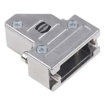 HARTING D-sub Series Metal Right Angle D Sub Backshell, 9 Way - 61030012013 product image