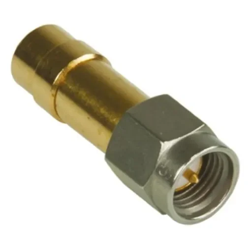 Huber+Suhner Straight 50O RF Adapter SMA Plug to MBX Socket 6GHz - 33_SMA-MBX-50-1/11_NE product image