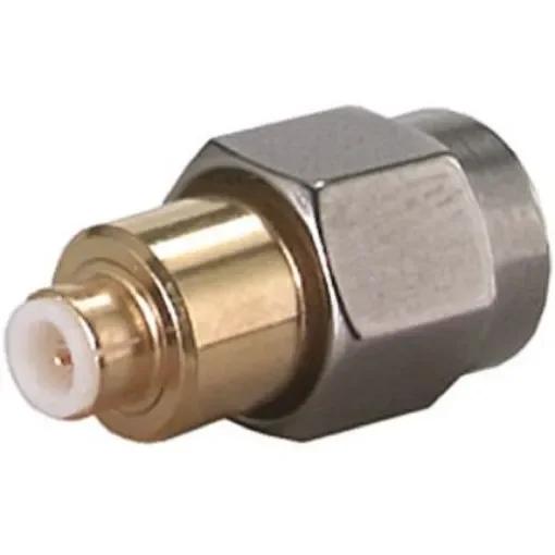 Huber+Suhner Straight 50O RF Adapter MMBX Plug to SMA Plug 6GHz - 32_MMBX-SMA-50-1/119_NE product image