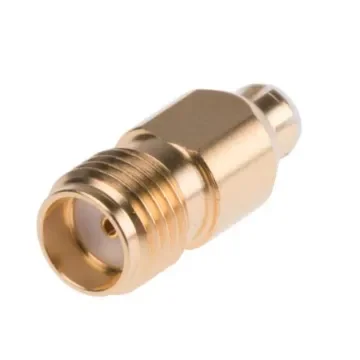 Huber+Suhner Straight 50O RF Adapter MMBX Plug to SMA Socket 6GHz - 33_MMBX-SMA-50-1/111_NE product image
