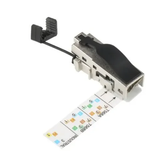 Weidmuller Single-Port RJ45 Field Installation Plug, Cat6a, STP - 1963600000 product image