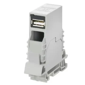Weidmuller 2-Contact Interface Module, USB Connector, DIN Rail Mount - 8946960000 product image