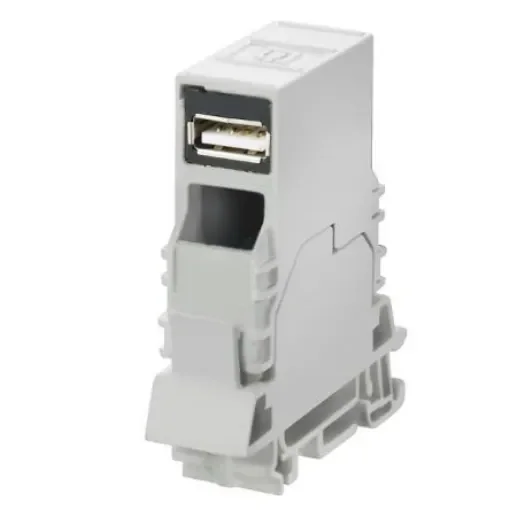 Weidmuller 2-Contact Interface Module, USB Connector, DIN Rail Mount - 8946960000 product image