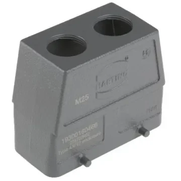 HARTING Han B Heavy Duty Power Connector Hood, M25 x 1.5 Thread - 19300160466 product image