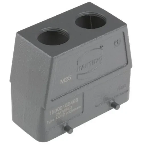 HARTING Han B Heavy Duty Power Connector Hood, M25 x 1.5 Thread - 19300160466 product image