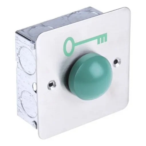 RS PRO Stainless Steel Domed Push Button - 7418271 product image