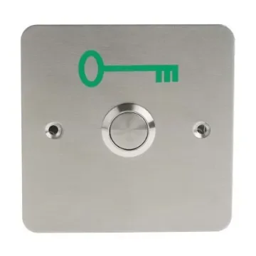 RS PRO Stainless Steel Round Push Button - 7418278 product image