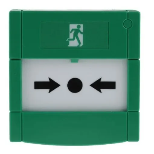 RS PRO Green Emergency exit unlocking box, Button Operated, Resettable, Mains-Powered - 7418281 product image