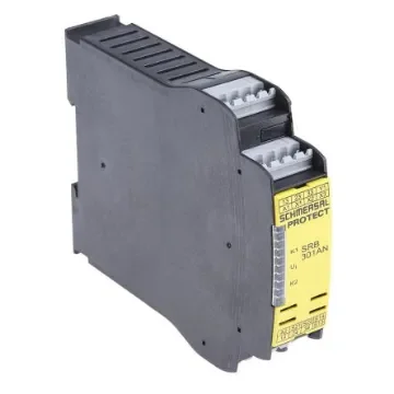 Schmersal PROTECT SRB SRB 301AN Emergency Stop Safety Relay, 24V ac/dc, Single/Dual-Channel, 4 Safety Contacts - SRB301AN 24VAC/DC product image