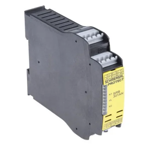 Schmersal PROTECT SRB SRB 301AN Emergency Stop Safety Relay, 24V ac/dc, Single/Dual-Channel, 4 Safety Contacts - SRB301AN 24VAC/DC product image