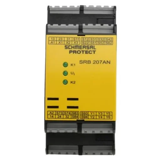 Schmersal PROTECT SRB SRB 207AN Emergency Stop Safety Relay, 24V dc, 2 Safety Contacts - SRB207AN 24V product image