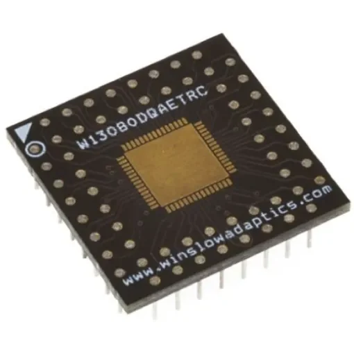 Winslow Straight Through Hole Mount 0.4 mm, 2.54 mm Pitch IC Socket Adapter, 56 Pin Female QFN to 56 Pin Male PGA - WA13071DQAETRC product image