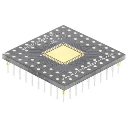 Winslow Straight Through Hole Mount 0.5 mm, 2.54 mm Pitch IC Socket Adapter, 64 Pin Female QFN to 64 Pin Male PGA - WA13072DQAETRC product image