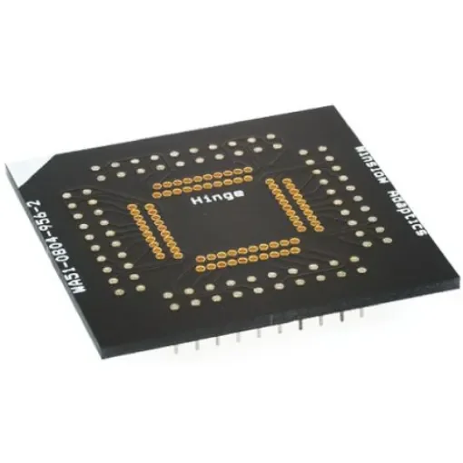 Winslow Straight 0.5 mm, 2.54 mm Pitch IC Socket Adapter, 100 Pin Female QFP to 100 Pin Male PGA - WA51-1004-809-NOSKTRC product image