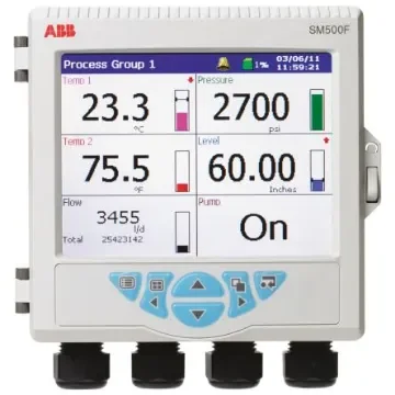 ABB SM50DCF, 6 Input Channels, 4 Output Channels, Videographic Chart Recorder Measures Current, Resistance, - SM50DFC/B2E0020E/S product image