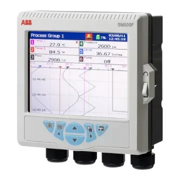 ABB SM50DCF, 6 Input Channels, 4 Output Channels, Videographic Chart Recorder Measures Current, Resistance, - SM50DFC/B000010E/S product image
