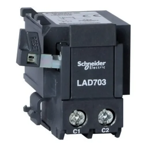 Schneider Electric 24V ac/dc Remote Tripping Device Circuit Trip for use with LR3D Series, LRD Series - LAD703B product image