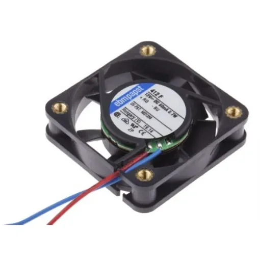 ebm-papst 400 F Series Axial Fan, 12 V dc, DC Operation, 8m³/h, 700mW, 40 x 40 x 10mm - 412F-RS0 product image
