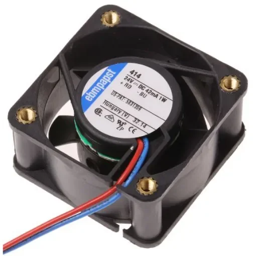 ebm-papst 400 Series Axial Fan, 24 V dc, DC Operation, 10m³/h, 1W, 40 x 40 x 20mm - 414-RS0 product image