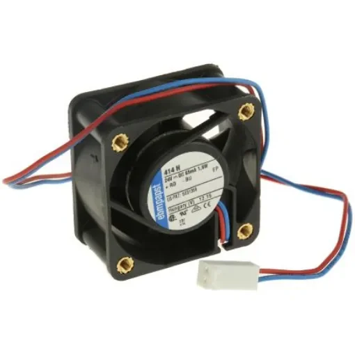ebm-papst 400 Series Axial Fan, 24 V dc, DC Operation, 13.5m³/h, 1.6W, 40 x 40 x 20mm - 414H-RS0 product image