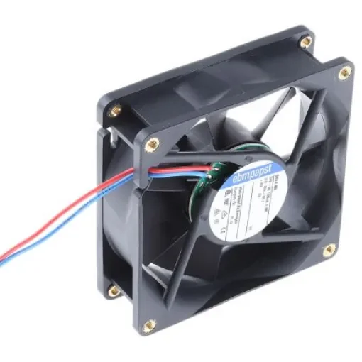 ebm-papst 8400 N Series Axial Fan, 24 V dc, DC Operation, 79m³/h, 2.4W, 80 x 80 x 25mm - 8414NH-RS0 product image