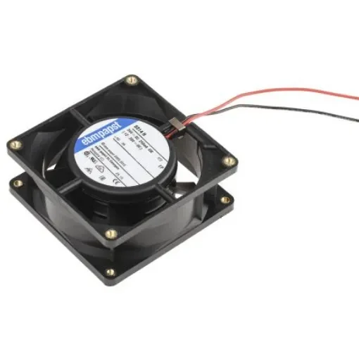ebm-papst 8300 Series Axial Fan, 24 V dc, DC Operation, 80m³/h, 6W, 80 x 80 x 32mm - 8314H-RS0 product image