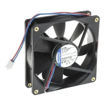 ebm-papst 3400 N Series Axial Fan, 24 V dc, DC Operation, 94m³/h, 3W, 92 x 92 x 25mm - 3414NGH-RS0 product image