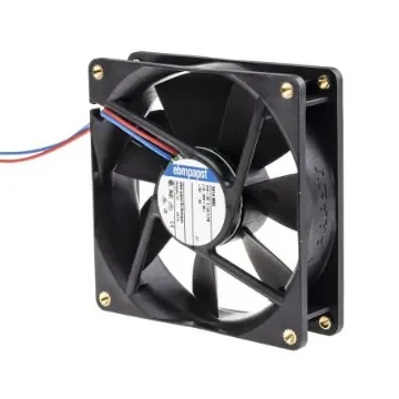 ebm-papst 3400 N Series Axial Fan, 24 V dc, DC Operation, 102m³/h, 3.2W, 92 x 92 x 25mm - 3414NHH-RS0 product image