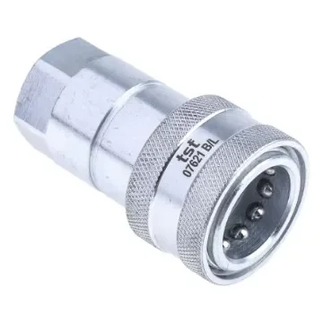 RS PRO Steel Female Hydraulic Quick Connect Coupling, BSP 1/2 Female - 7454693 product image