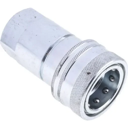 RS PRO Steel Female Hydraulic Quick Connect Coupling, BSP 3/4 Female - 7454697 product image