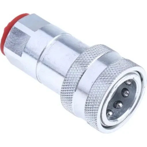 RS PRO Steel Female Hydraulic Quick Connect Coupling, BSP 3/8 Female - 7454716 product image