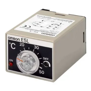 Omron Bi-Metallic Thermostat, +50°C Max, SPDT, Bracket Mount - E5L-A 0-50 product image