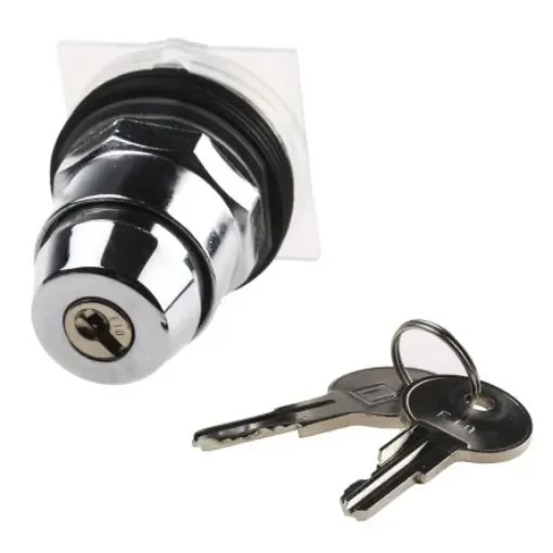 Schneider Electric Harmony 9001K 2-position Key Switch Head, Latching, 30mm Cutout - 9001KS11K1 product image