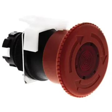 Omron A22E Series, Twist Release, Emergency Stop Push Button Head - A22EL-M product image