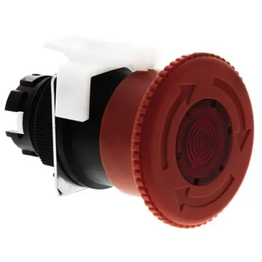 Omron A22E Series, Twist Release, Emergency Stop Push Button Head - A22EL-M product image