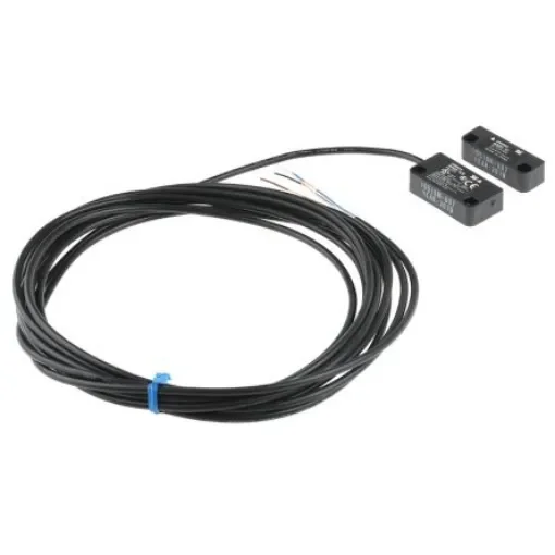 Omron D40A Series Magnetic Non-Contact Safety Switch, 24V dc, Polybutylene Terephthalate Housing, Cable - D40A-1C5 product image