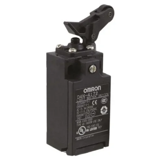 Omron D4N Series Roller Lever Limit Switch, NO/NC, DPST - D4N-4172 product image