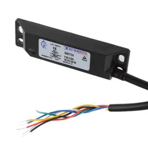Omron F3S-TGR-N_C Series Magnetic Non-Contact Safety Switch, 24V dc, Plastic Housing, 2NC, 5m Cable - F3S-TGR-NLPC-20-05 product image