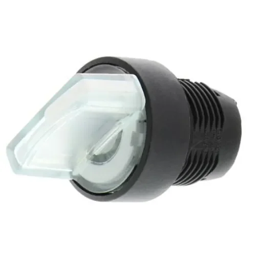 Schneider Electric Harmony XB5 Series 2 Position Selector Switch Head, 22mm Cutout, White Handle - ZB5AK1213 product image