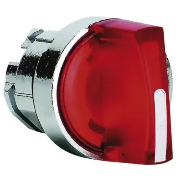 Schneider Electric Harmony XB4 Series 2 Position Selector Switch Head, 22mm Cutout, Red Handle - ZB4BK1443 product image