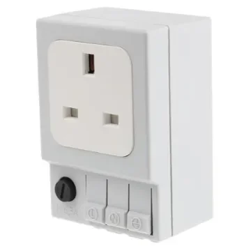 STEGO SD035 Light Grey 1 Gang Plug Socket, 6.3A, Type G - British, Indoor Use - 03503.0-00 product image