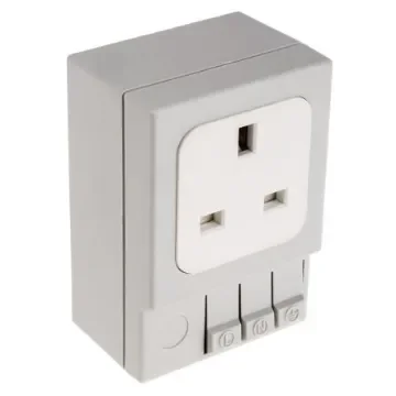 STEGO SD035 Light Grey 1 Gang Plug Socket, 13A, Type G - British, Indoor Use - 03503.0-01 product image