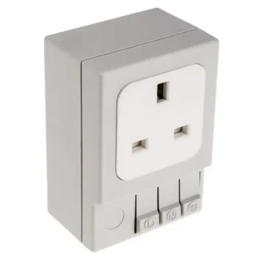 STEGO SD035 Light Grey 1 Gang Plug Socket, 13A, Type G - British, Indoor Use - 03503.0-01 product image