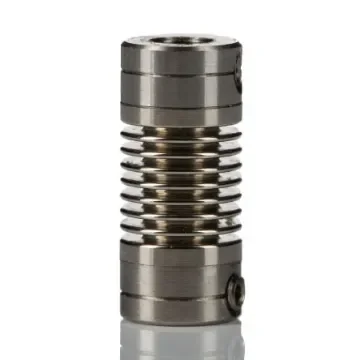 Huco Bellows Coupling, 6.4mm Outside Diameter, 3mm Bore, 14mm Length Coupler - 321.07.1416 product image