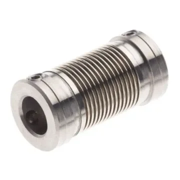 Huco Bellows Coupling, 12mm Outside Diameter, 1/4in Bore, 23mm Length Coupler - 321.12.2424 product image