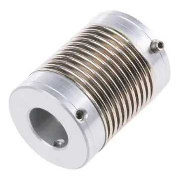 Huco Bellows Coupling, 25mm Outside Diameter, 12mm Bore, 33mm Length Coupler - 321.25.3535 product image