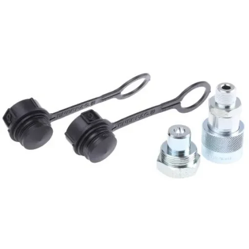 Enerpac Steel (Dust Cap) Female Hydraulic Quick Connect Coupling, NPTF 3/8 Female - C604 product image