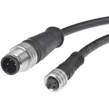 Brad from Molex Straight Female 3 way M8 to Straight Male 3 way M12 Sensor Actuator Cable, 3m - 1200878416 product image
