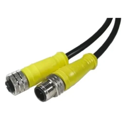 Brad from Molex Straight Female 4 way M12 to Straight Male 4 way M12 Sensor Actuator Cable, 600mm - 1200070487 product image